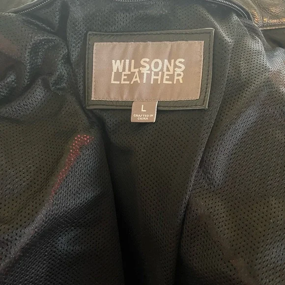 Wilsons leather motorcycle jacket - Picture 6 of 7